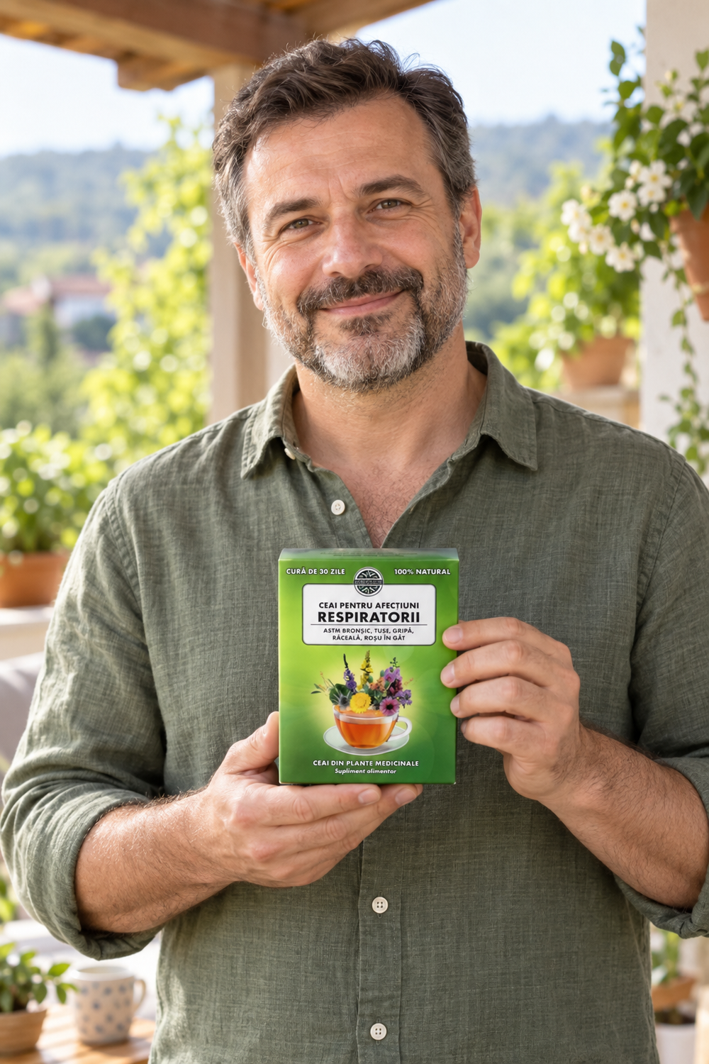 Barbat tinand Ceai pentru afectiuni respiratorii 250 gr