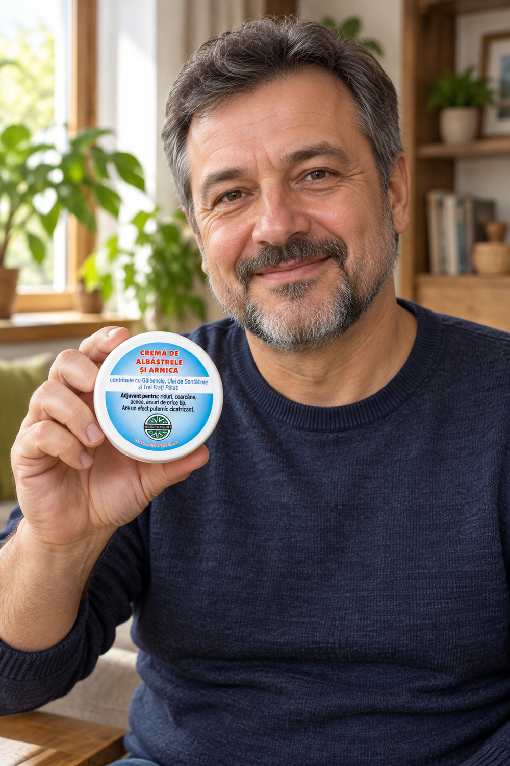 Barbat tinand Crema de albastrele si arnica 100 gr