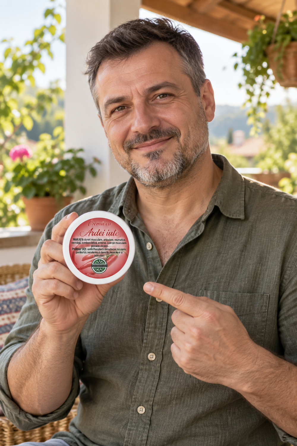 Barbat tinand Crema cu ardei iute 100g