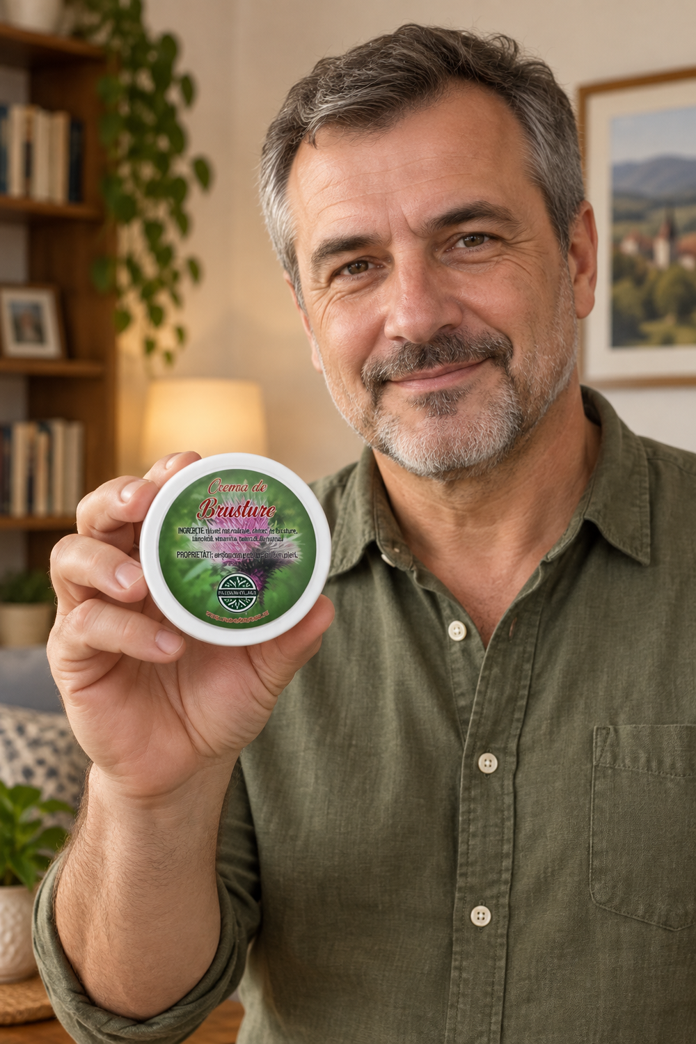Barbat tinand Crema de brusture 100g