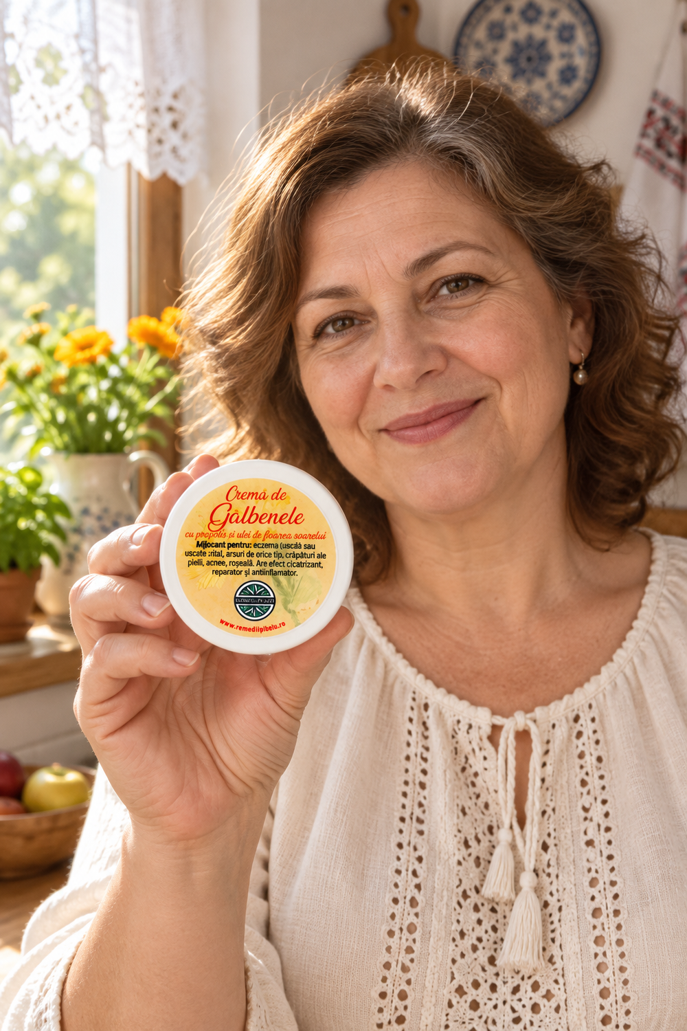 Femeie tinand Crema de galbenele 100 gr