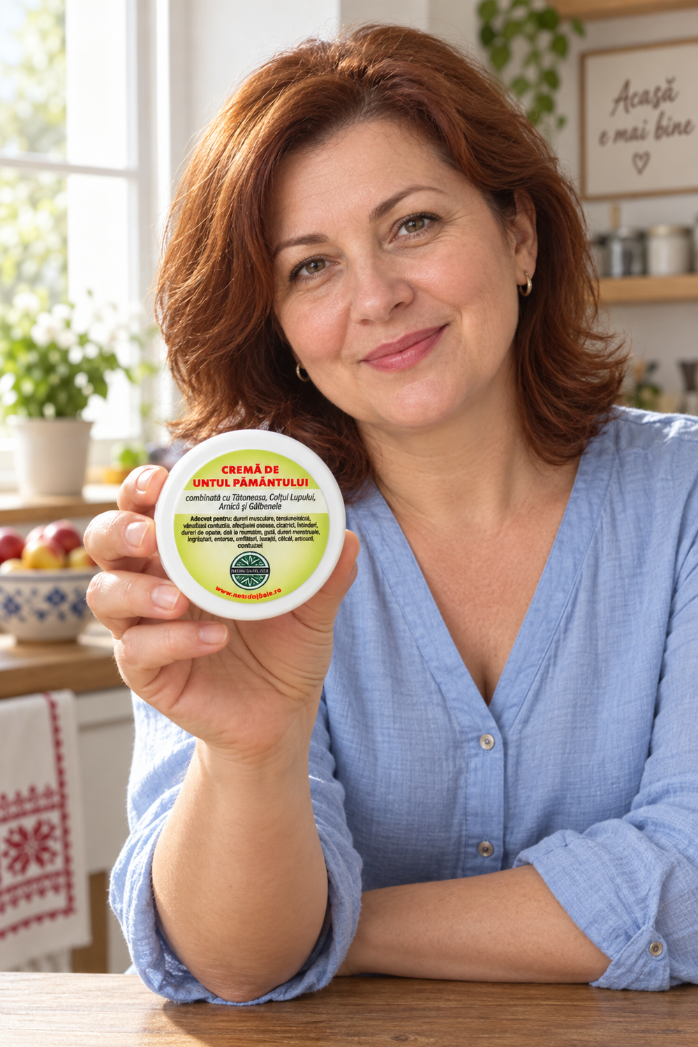 Femeie tinand Crema de untul pamantului 100 gr