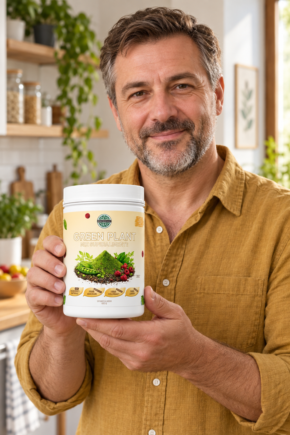 Barbat tinand Green Plant - Mix superalimente - 500g