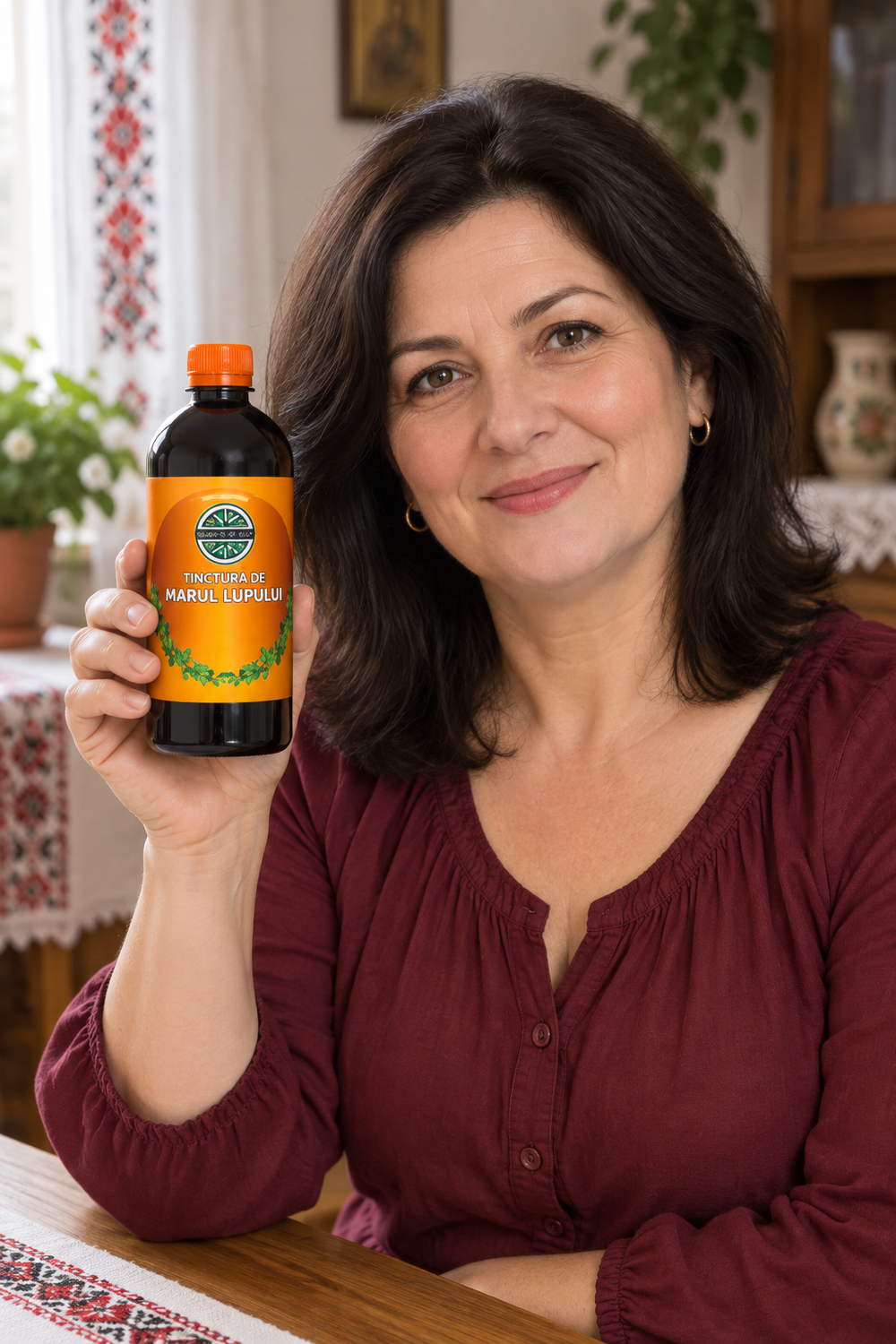 Femeie tinand Tinctura de marul lupului 500 ml